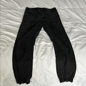 American Eagle Black Jogger Jeans/Pants
